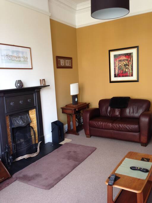 Living room - Victorian fireplace
