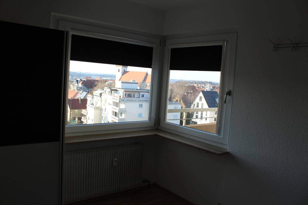 Aussicht vom Schlafzimmer