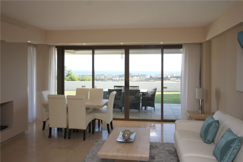 Modern dining area