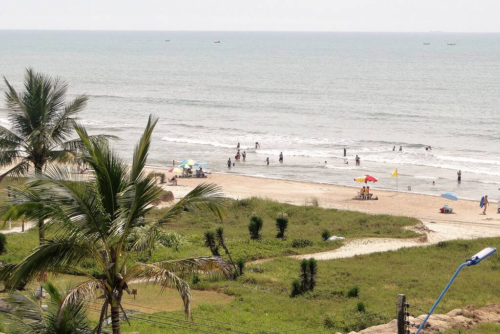 Vista da praia, a partir do terraço