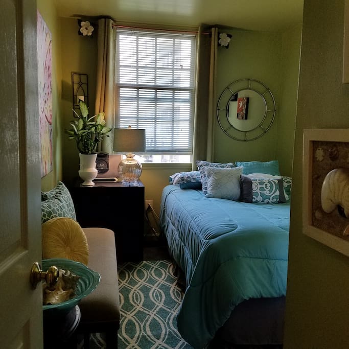 Guest Bedroom with full sized bed