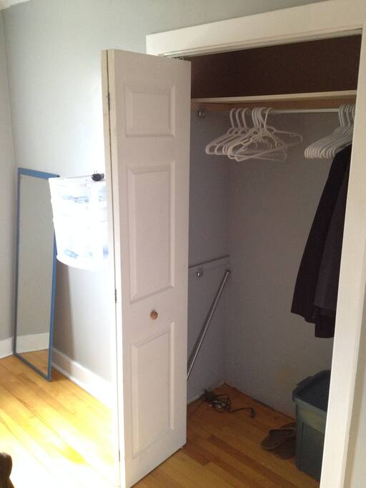 Closet for your belongings.