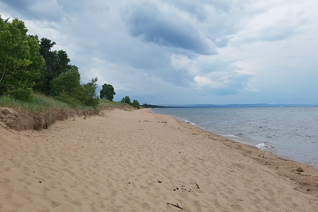Lake Superior sandy beach