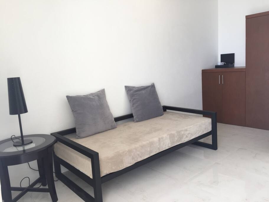 Single bed on each room