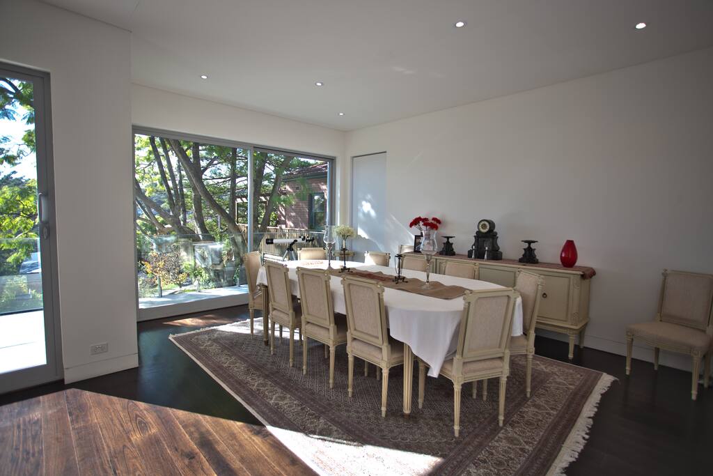 Formal dining for 12