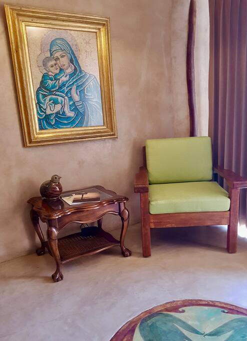 Comfortable sitting area.