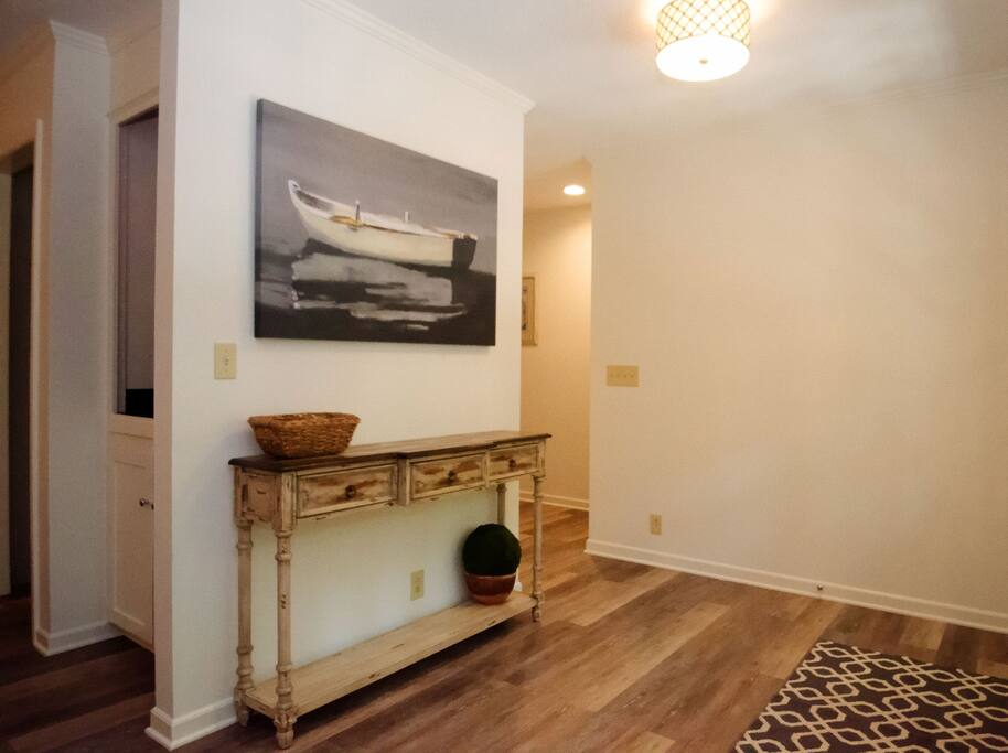 From the moment you step into the home, you will appreciate the decor.