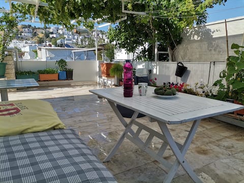 Spacious Terrace Apartment in Bodrum Center