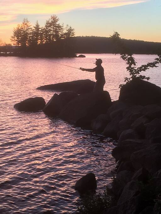 Rock Jetty off Left Side of Camp