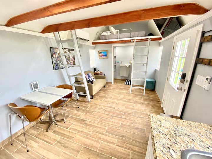 💎Lakefront💎moderncottagetiny-home☀🎢4mileslegoland🎢 - Lake Florence, FL