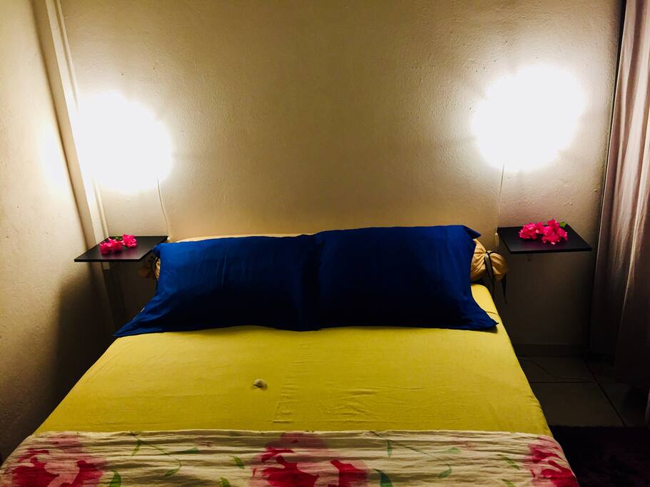 Chambre
Lit double et
dressing.