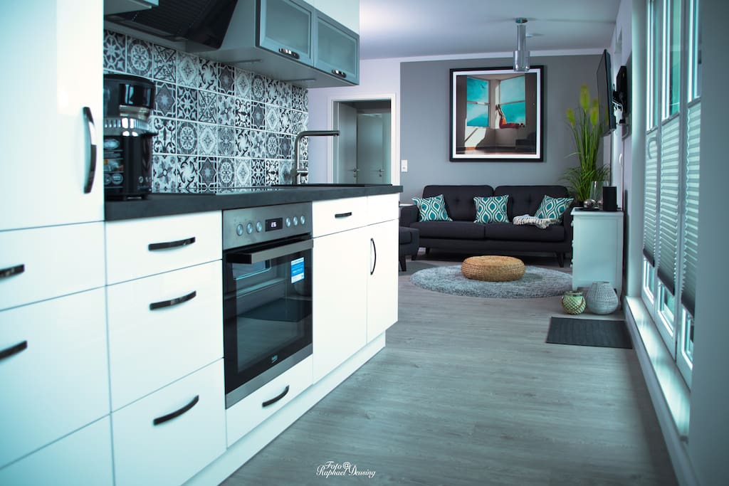 Küche - Wohnzimmer