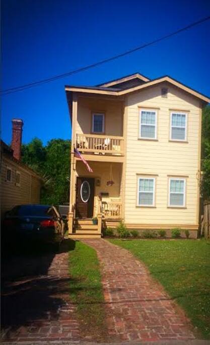 The home from the street.
