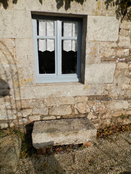 Traditional stone seat