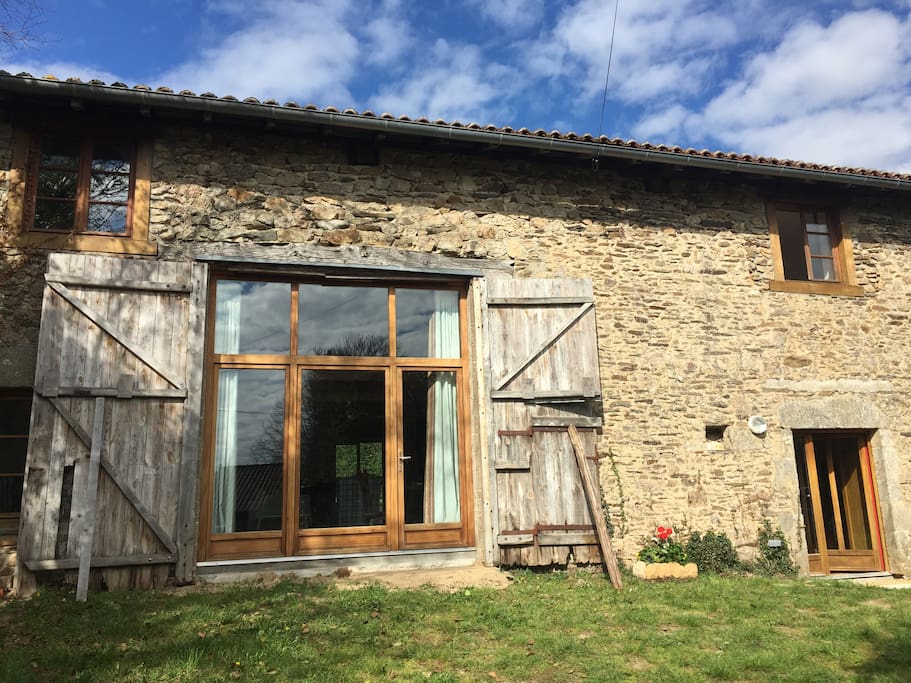 Front of the barn