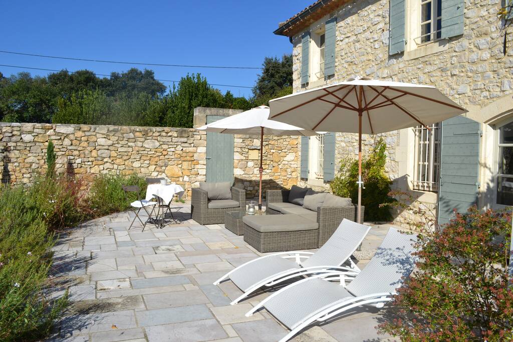Downstairs terrace