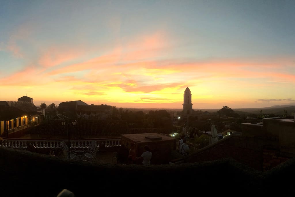 vista desde la terraza