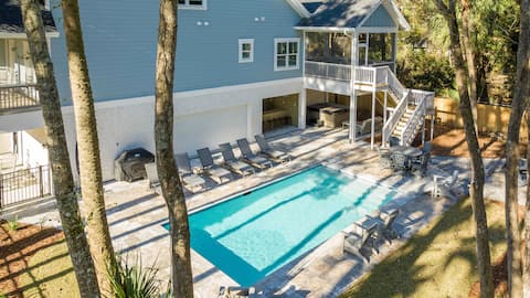 6 Bed, 6F/2H Bath - N Forest Beach - Large Pool