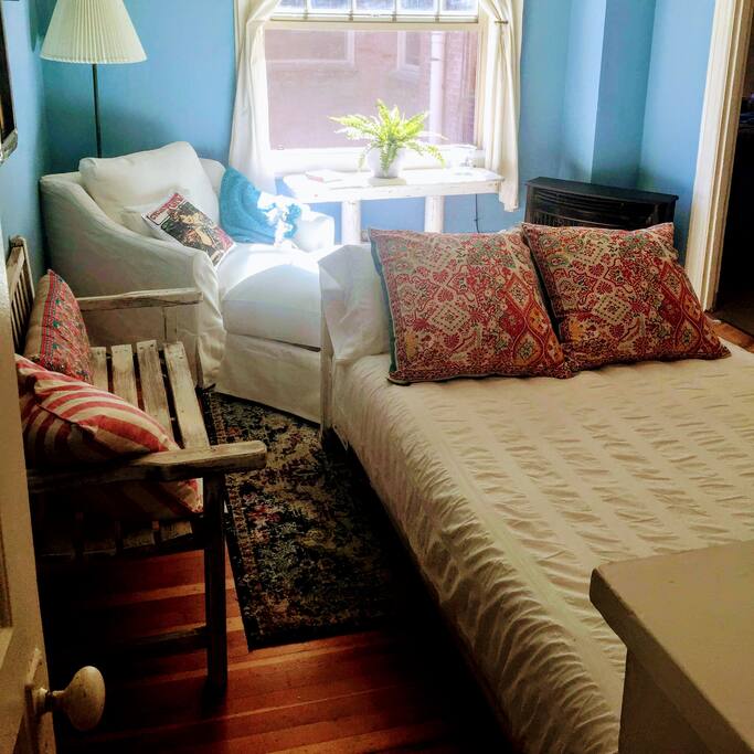 Watch TV from bed or comfy armchair