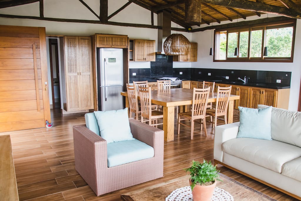 cozinha e sala integrados