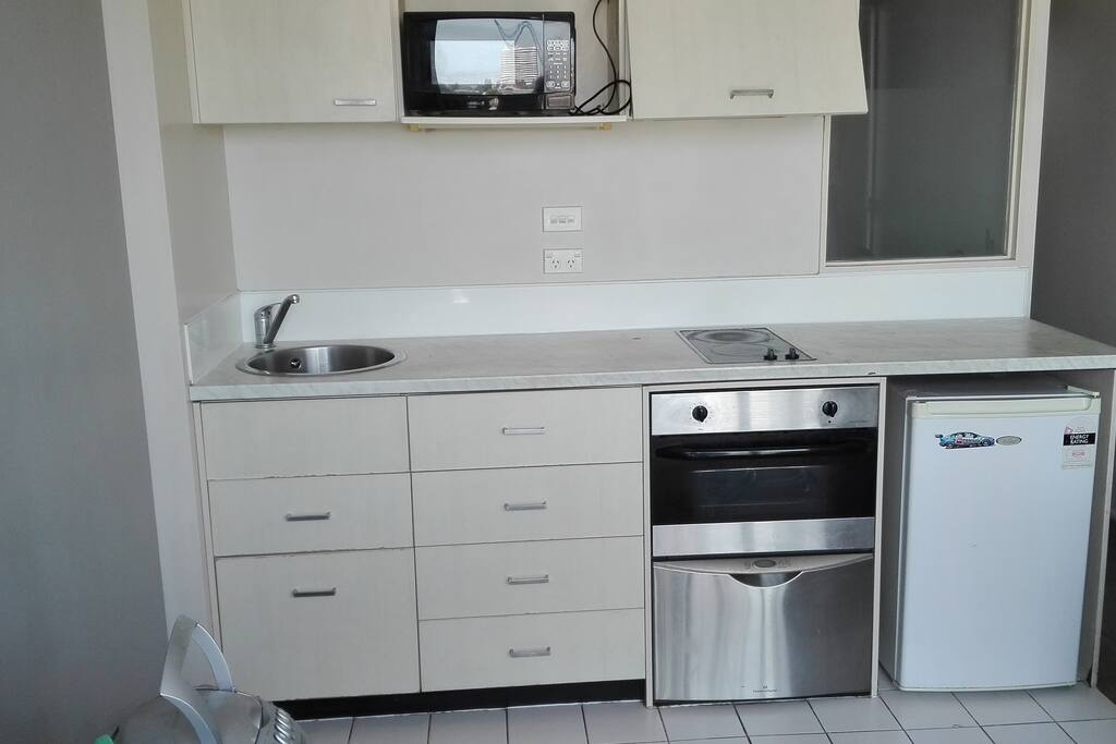 View of kitchen bench
