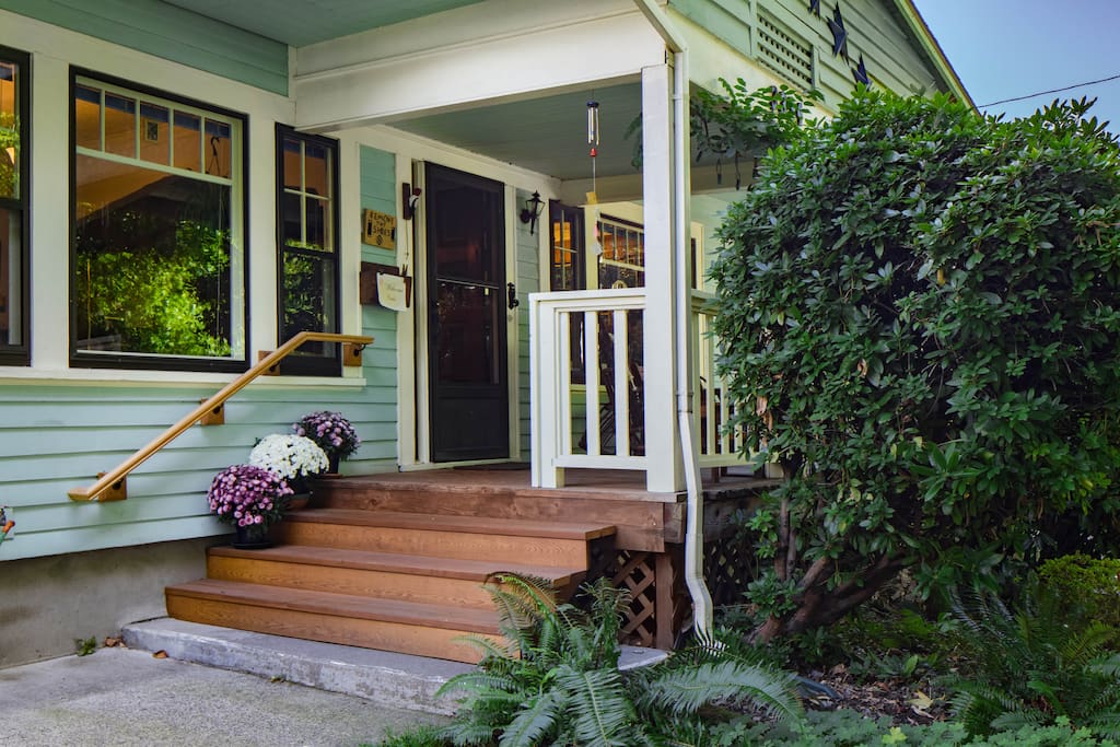 We are located in Historic Irvington. It's a special place: a beautiful, quiet neighborhood. Not in the fray, but not too far from anything either.