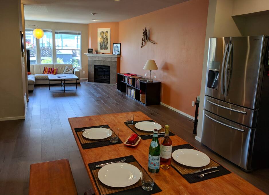 Kitchen and Living Room