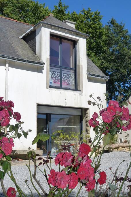 façade ensoleillée, plein sud