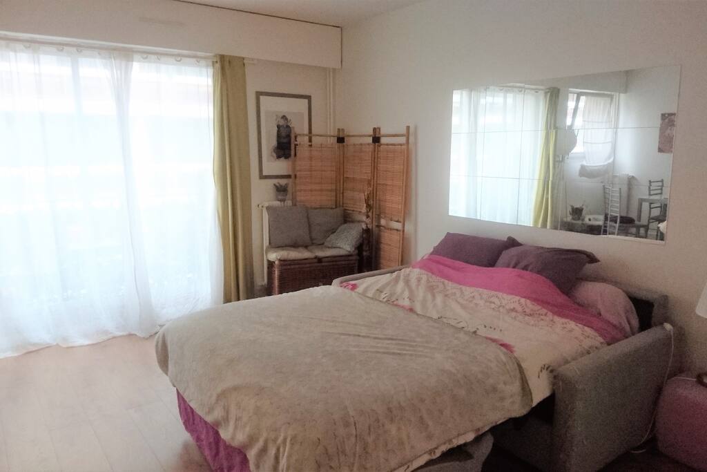 Living room / couch as bed