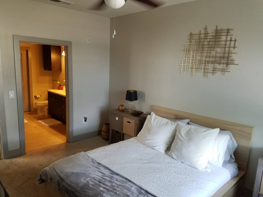 Has it's own bathroom