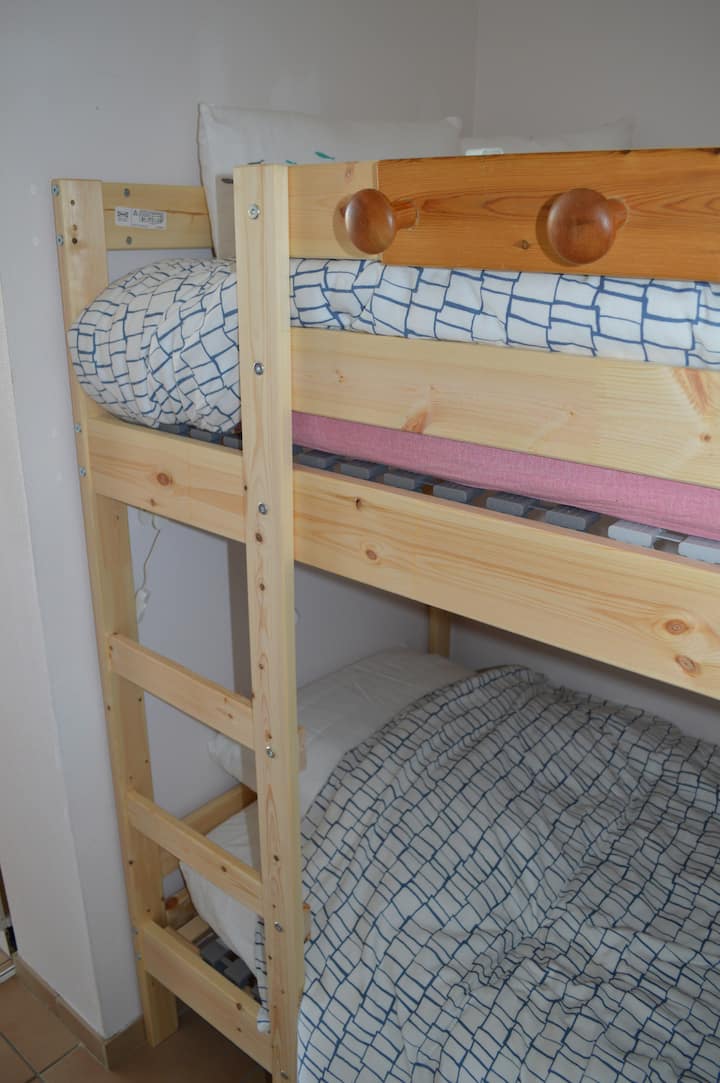 Habitación con literas