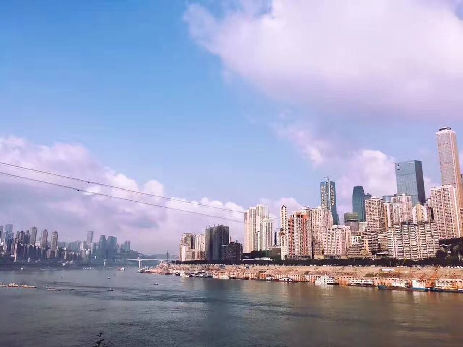 滨江江景