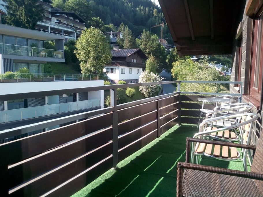 The large balcony