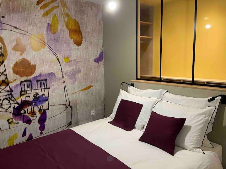 „Semaphore” room - sea view - Prestige holiday rental Saint Quay - Quay Bleu - Luxury apartment Saint Quay Portrieux