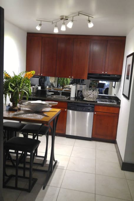 Full Kitchen for long term residence.