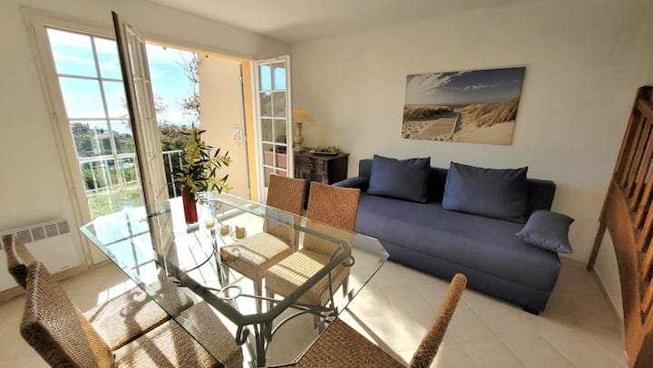 Maison Vue Mer,  Piscine, Plage 6 Min/pied, Garage - Théoule-sur-Mer