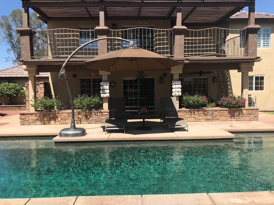 Lounging by the Pool