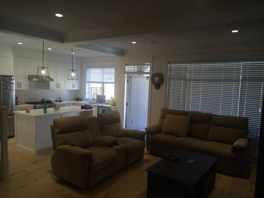 living area+open kitchen