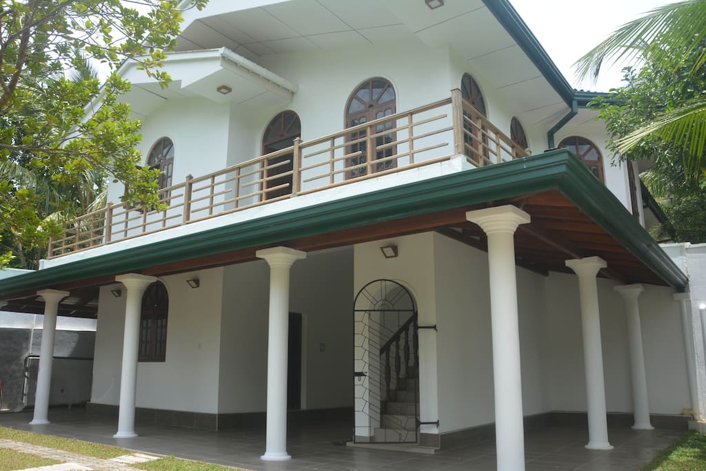 pillared veranda