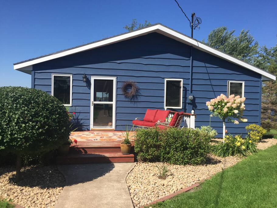 Your view of the house as you arrive.