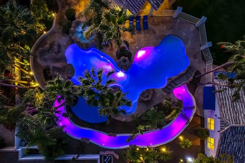 Half Million Dollar Pool with Lazy River