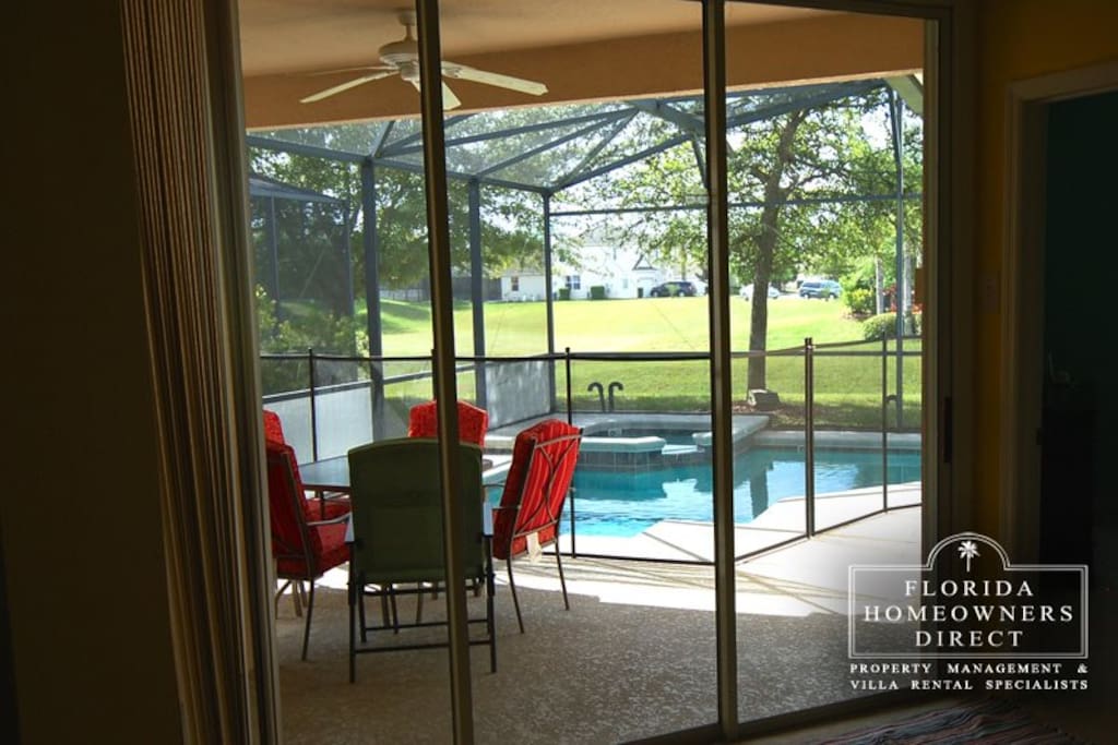 Your vacation home with private pool and spa awaits you.