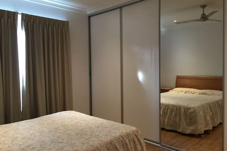 Cosy Queen Size Bedroom in Modern House.