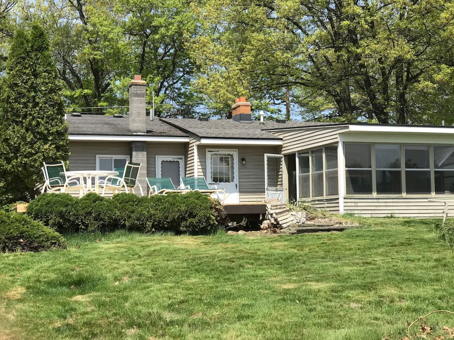 Lake view of the cottage