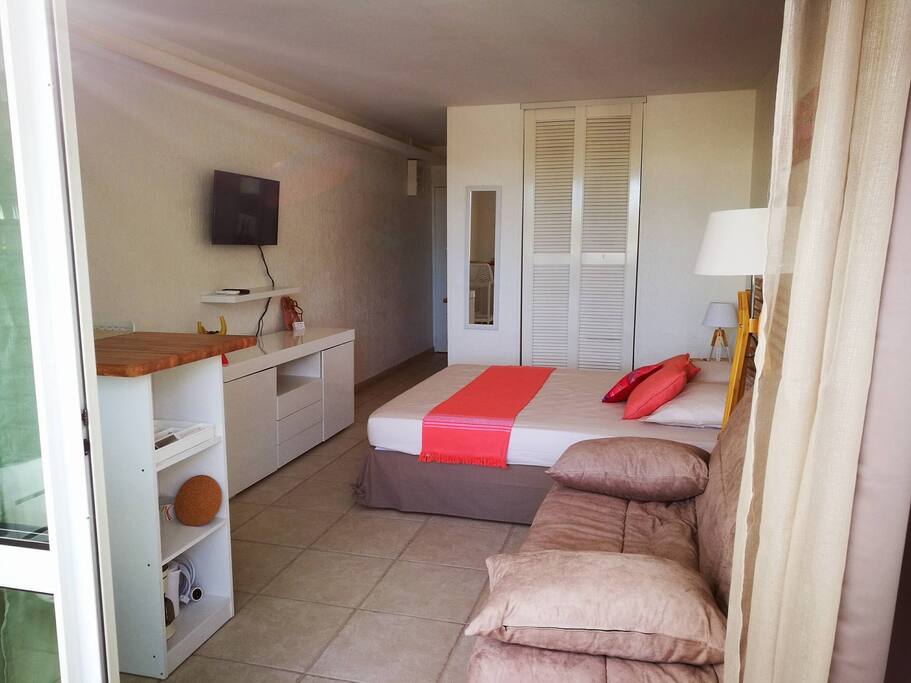 Un espace à vivre pratique, chic et chaleureux...