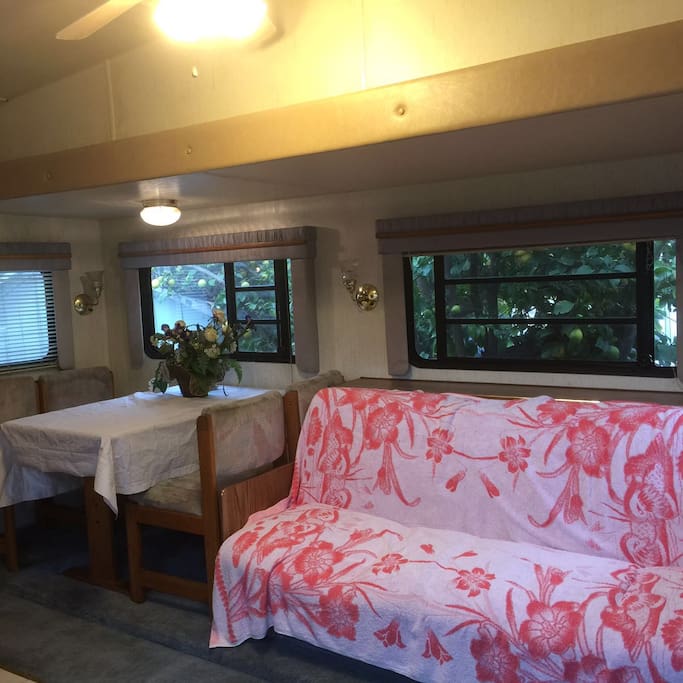 Living area with couch