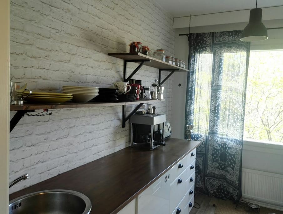 Fully equipped kitchen
