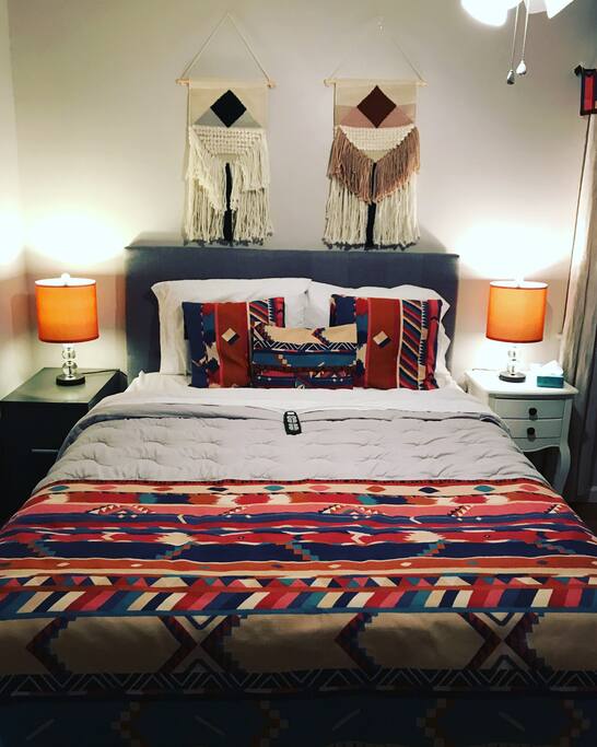 Cozy, warm and relaxing bed to stay in for the night!