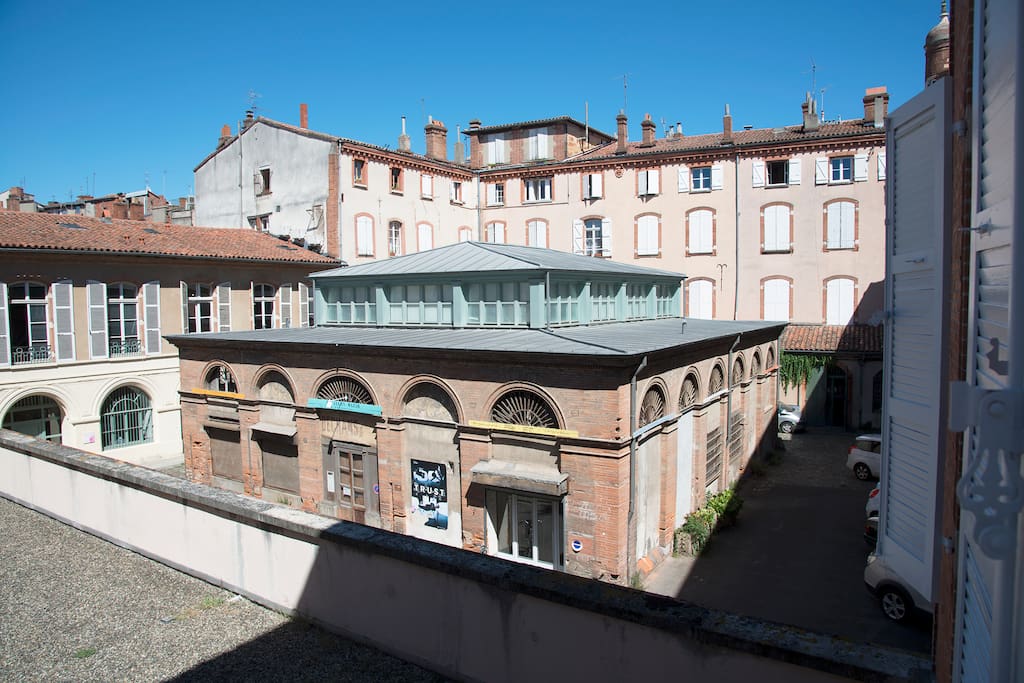 Vue de l'appartement sur cours classée