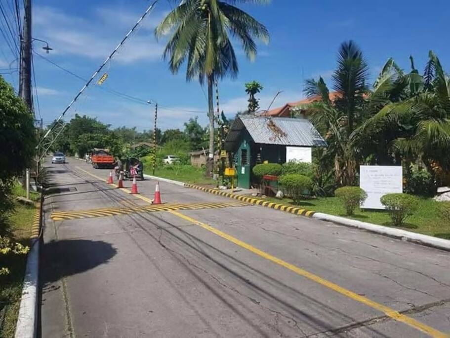 C.L.Montelibano Avenue Road showing entrance to Greensville I Subdivision.